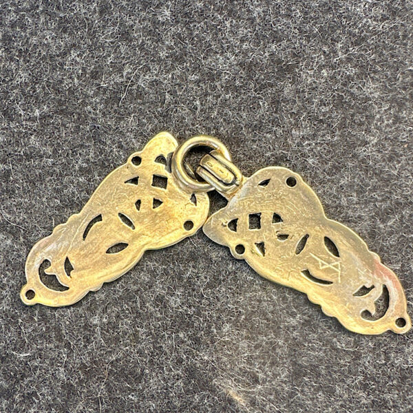 Gewandhaken Lindwurm- Drachen Wikingerschmuck – Bild 4