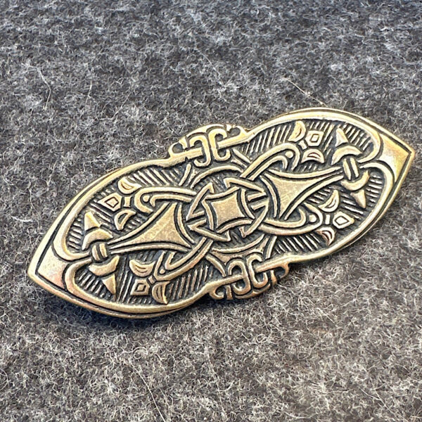 Wikingerschmuck Birka-Fibel 10.Jhd Reenactment Mittelalter – Bild 3