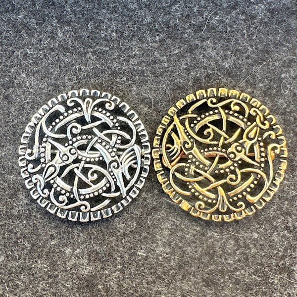 Wikingerschmuck Pitney-Brosche, Replik Angelsachsen, Mittelalter