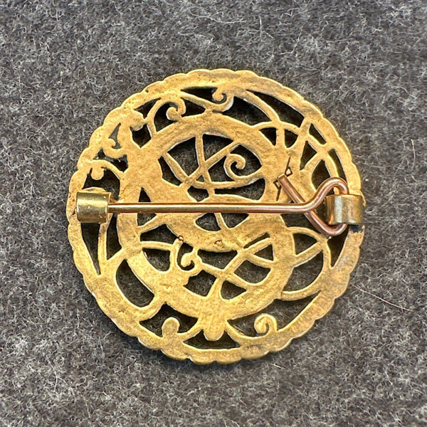 Wikingerschmuck Pitney-Brosche, Replik Angelsachsen, Mittelalter – Bild 5