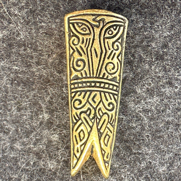 Wikingerschmuck - Fischkopfhülse Frühmittelalter, Reenactment – Bild 2