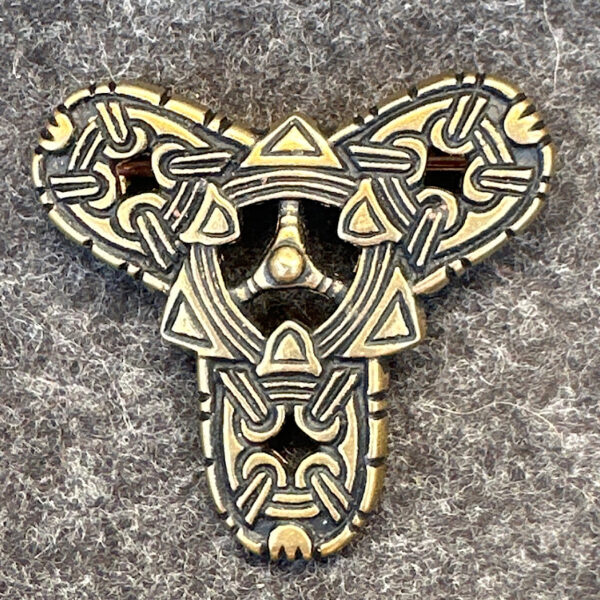Wikingerschmuck - Kleeblattfibel, Birka, Haithabu, Reenactment – Bild 3