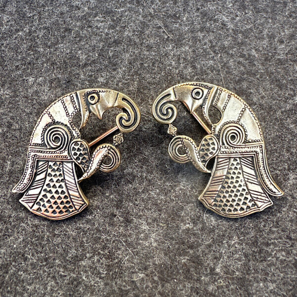 Wikingerschmuck Rabenfibel, Reenactment, Mittelalter – Bild 7
