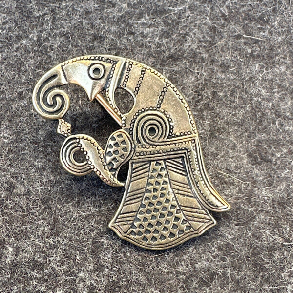 Wikingerschmuck Rabenfibel, Reenactment, Mittelalter – Bild 5