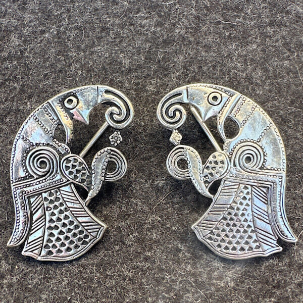 Wikingerschmuck Rabenfibel, Reenactment, Mittelalter – Bild 2