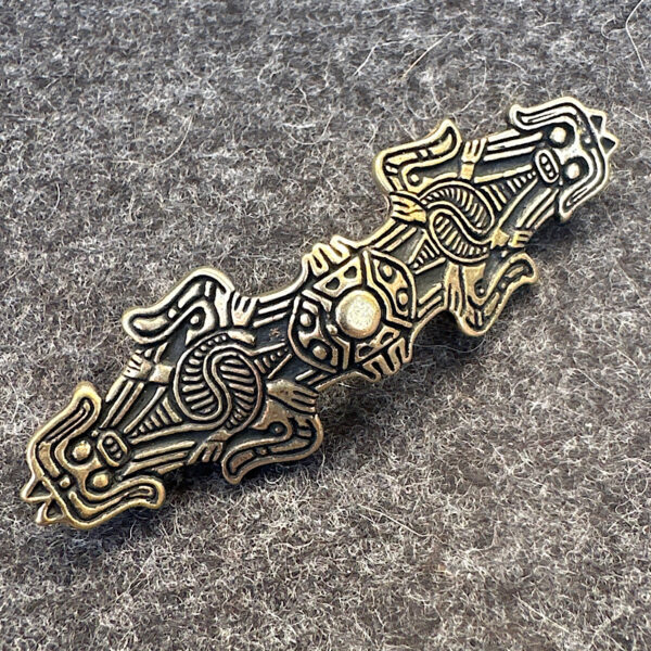Wikingerschmuck Gleicharmfibel BIRKA Reenactment – Bild 3