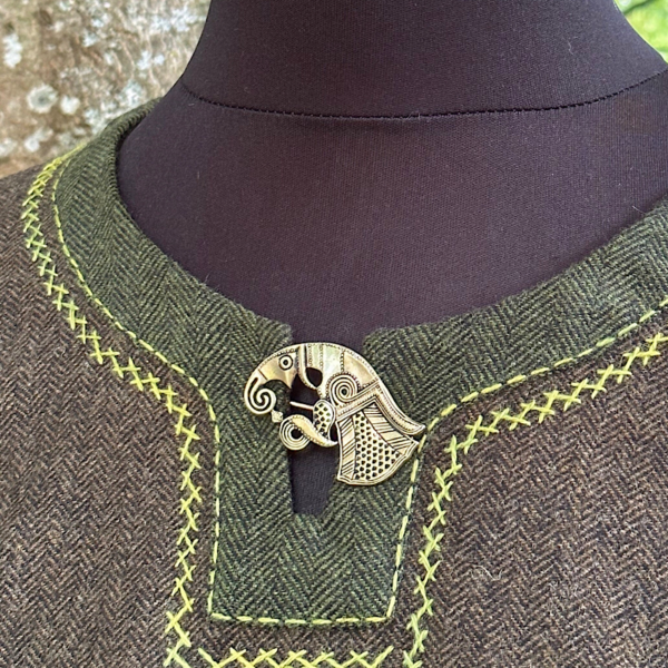Wikingerschmuck Rabenfibel, Reenactment, Mittelalter – Bild 10