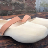 Holzschuhe aus unbehandelten Pappelholz, Mittelalter Lagerleben – Bild 2