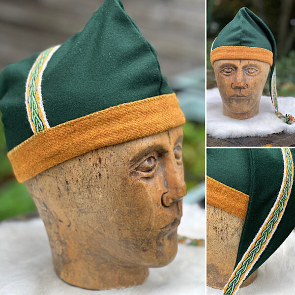 Rusmütze Wikinger Larp Frühmittelalter Mittelalter Reenactment