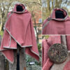 Rechteckmantel rosenholz-braun Wikinger Mittelalter Birka – Bild 8