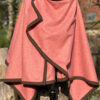 Rechteckmantel rosenholz-braun Wikinger Mittelalter Birka – Bild 5